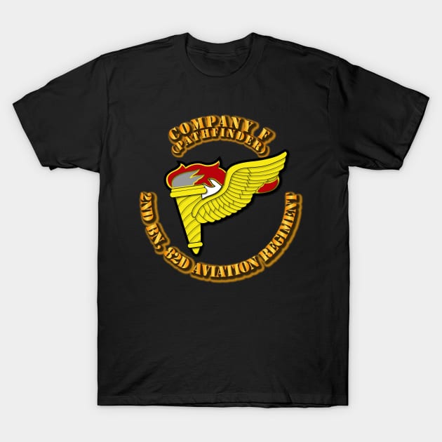 Co F (Pathfinder), 2nd Battalion, 82d Aviation Rgt T-Shirt by twix123844